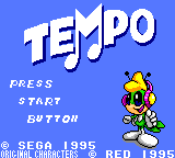 Заставка игры Tempo Jr.